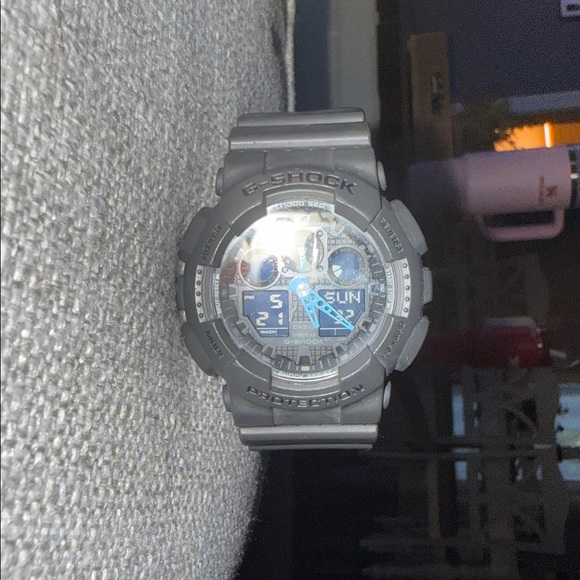 G-Shock Metallic Gray Digital Watch - Picture 1 of 4